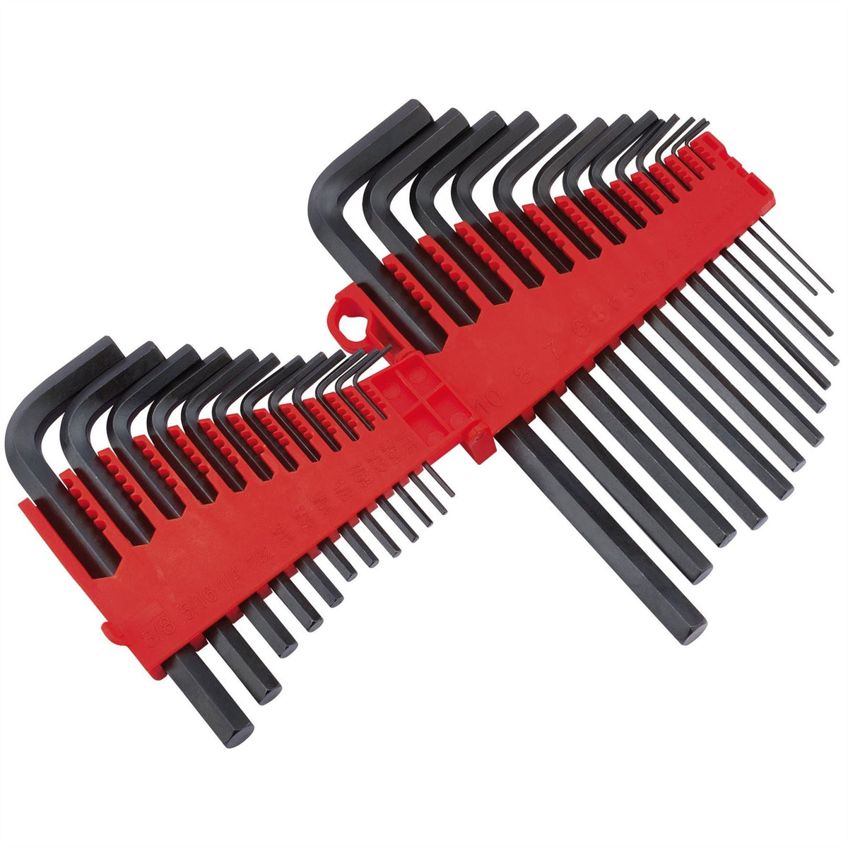 Draper Redline® Metric/Imperial Hexagon Key Set (25 Piece) 80930  White Rose Tools