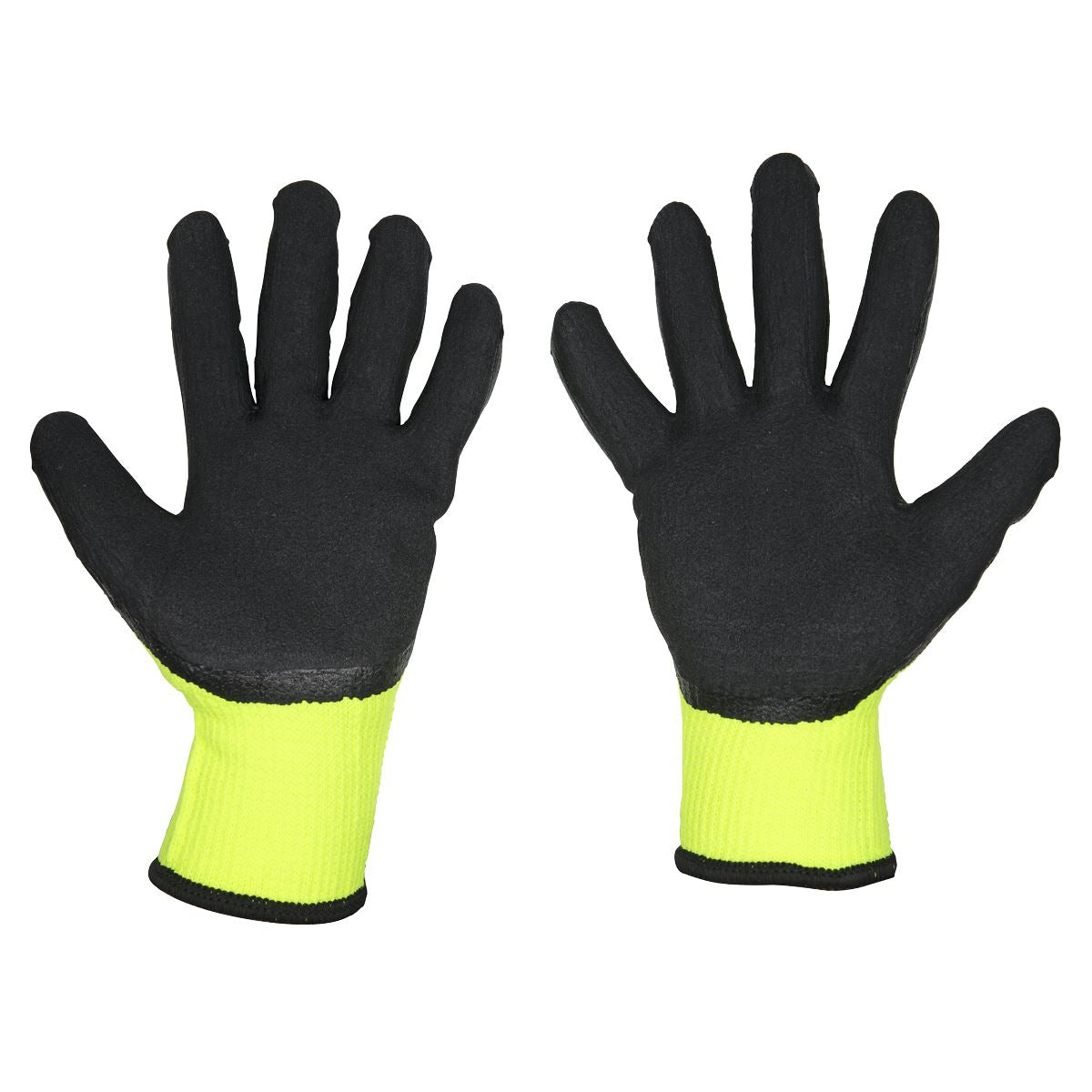 Worksafe by Sealey Thermal Super Grip Gloves (Large) - Pack of 6 Pairs