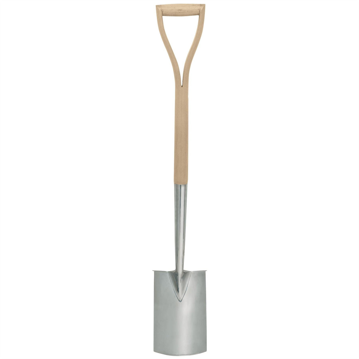 Draper Heritage Stainless Steel Border Spade with Ash Handle 99012  White Rose Tools