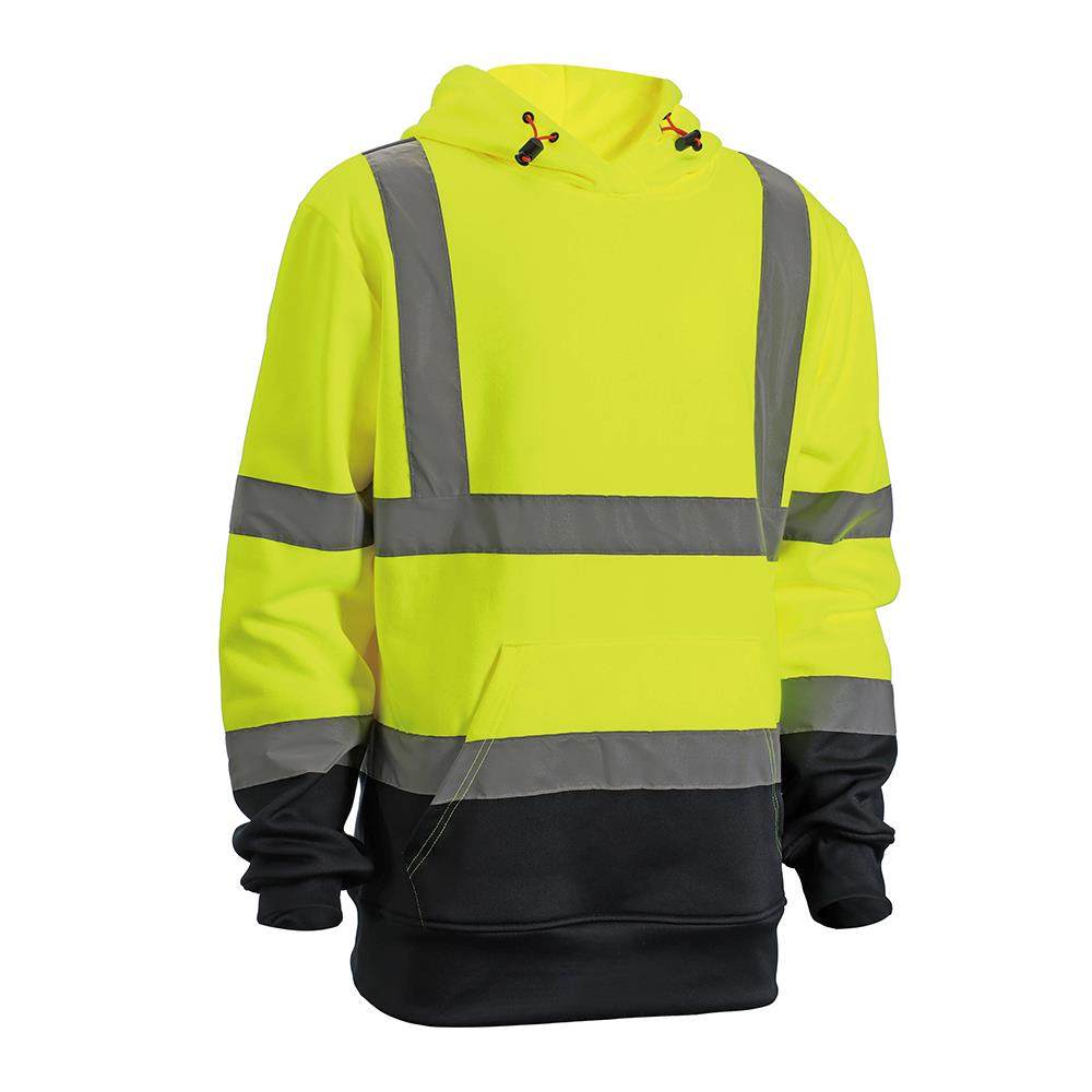 Scruffs High Visibility Hoodie Class 2 Yellow / Navy - Choose Size  White Rose Tools