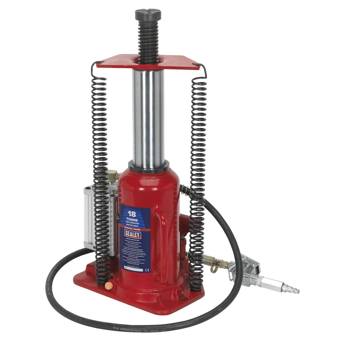 Sealey Air Operated Bottle Jack 18 Tonne 