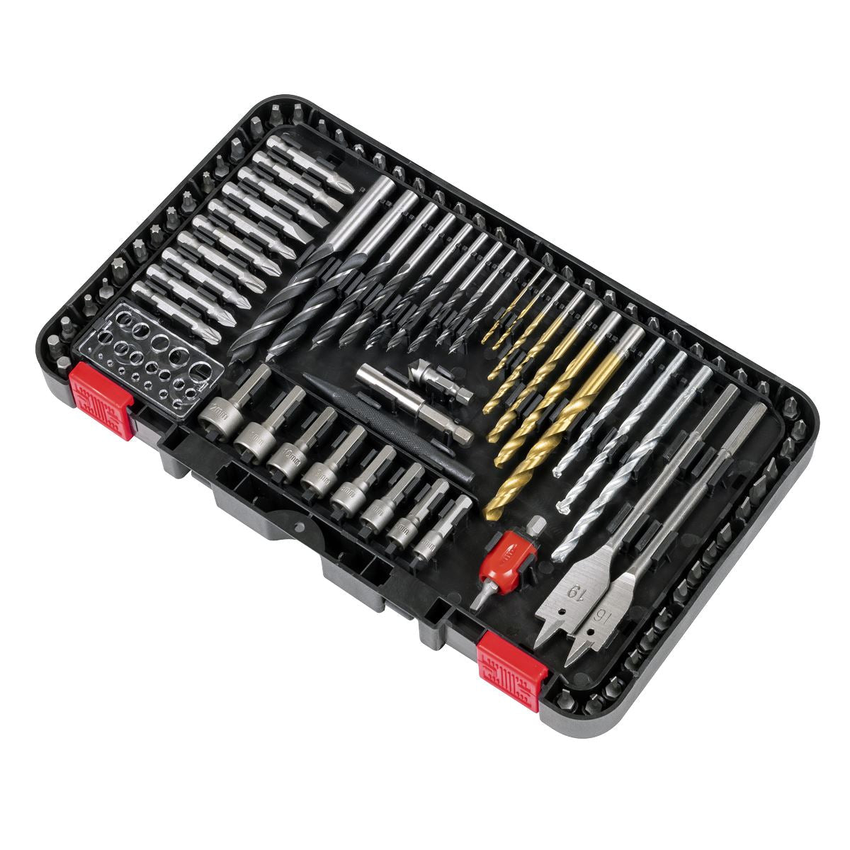 Sealey Drill & Bit Accessory Set 104pc  White Rose Tools
