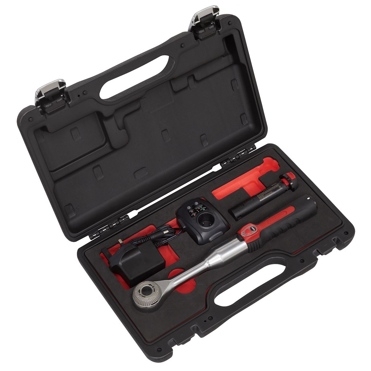 Sealey Cordless Power Speed Ratchet Wrench Kit 1/2" Drive 60 Tooth in Case