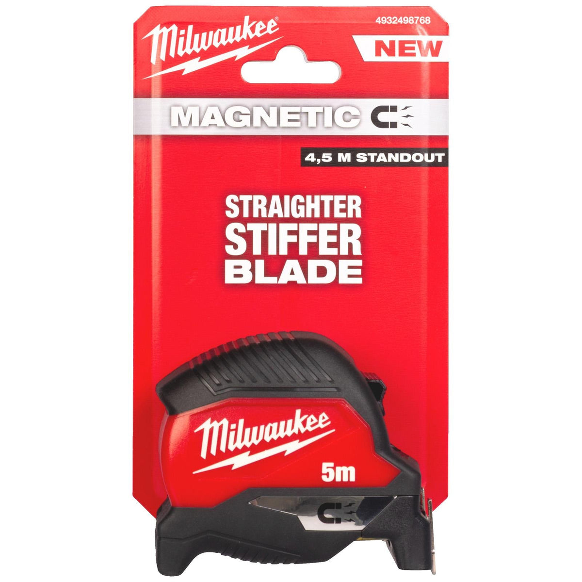 Milwaukee Magnetic Tape Measure Gen4 5m Metric  White Rose Tools