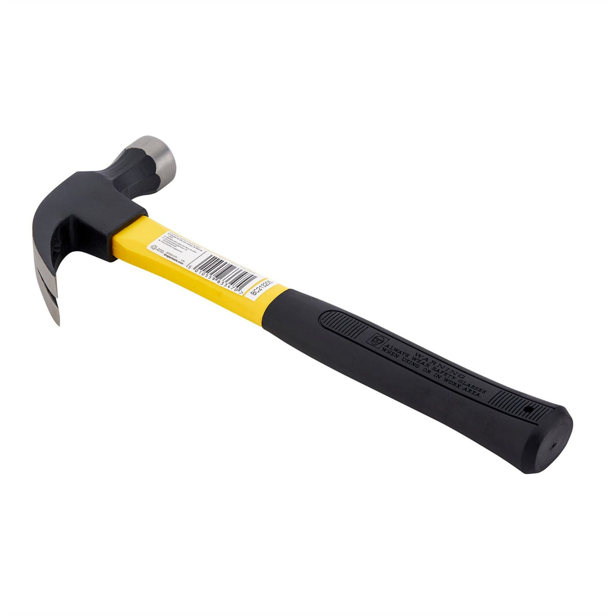 Draper Expert Claw Hammer with Fibreglass Shaft 560g/20oz 63347  White Rose Tools
