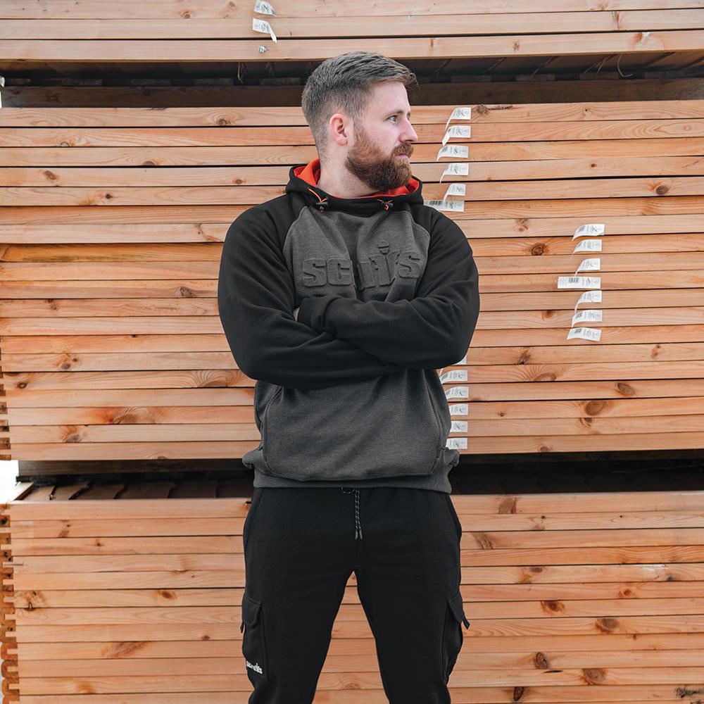Scruffs Slim Fit Jogger Black with Cargo Pockets - Choose Size 