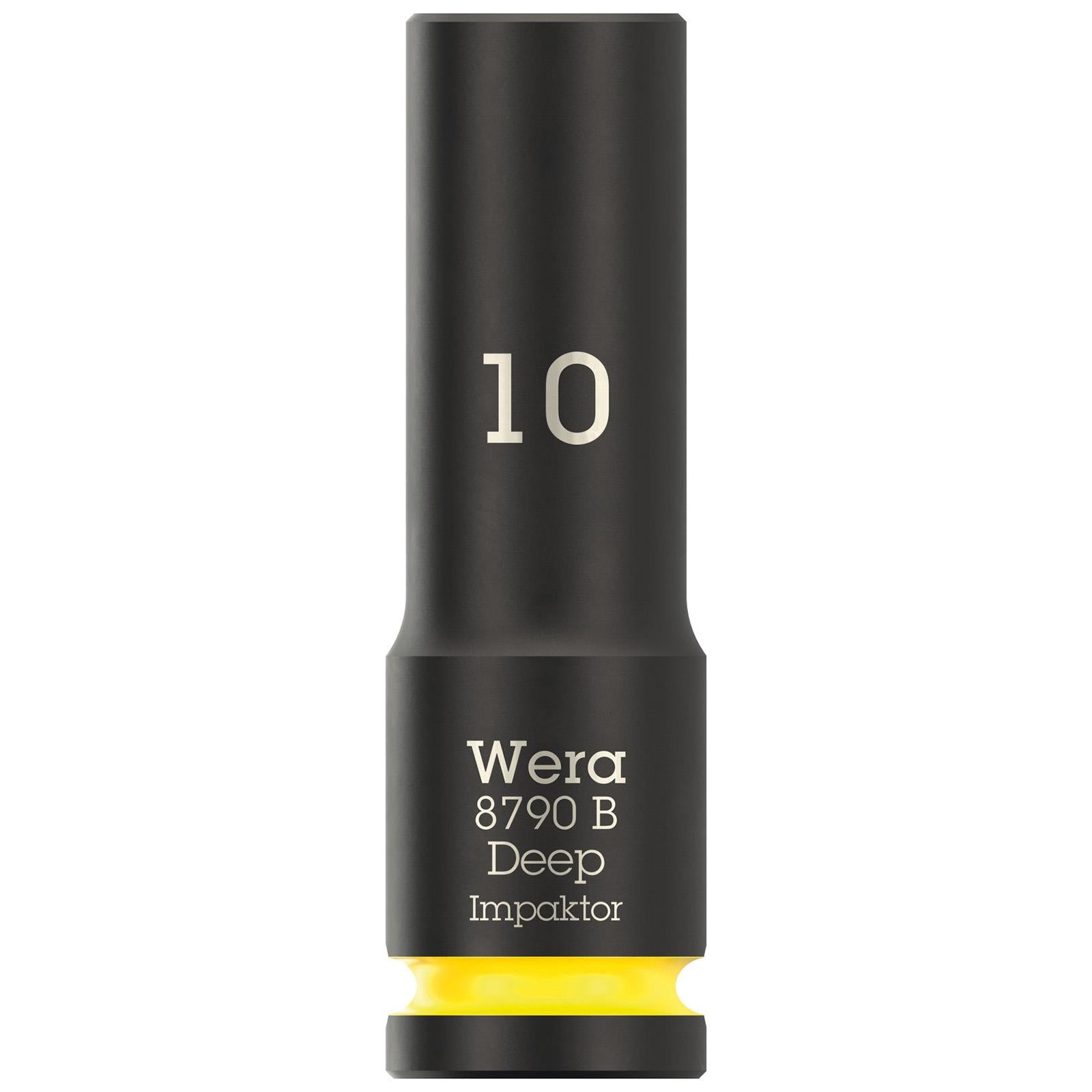 Wera Impact Socket Deep 3/8" Drive 8790 B Impaktor Metric Imperial - Choose Size  White Rose Tools