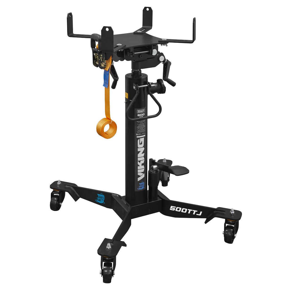 Sealey Fuel Tank Cradle & 500kg Transmission Jack Combo