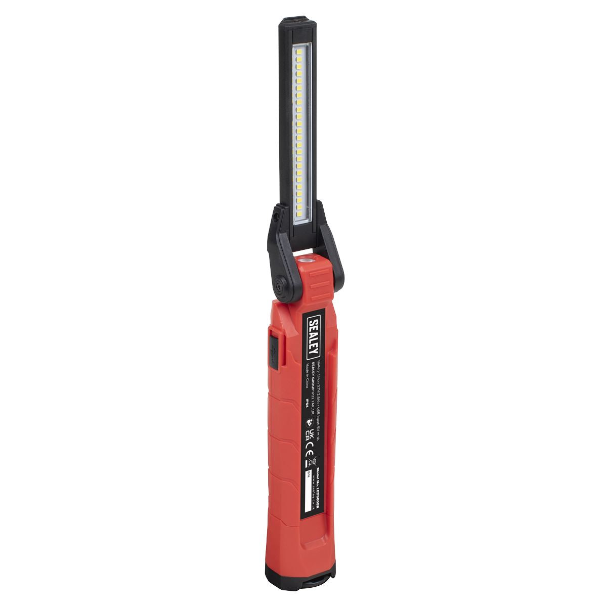 Sealey Rechargeable 360° Inspection Light 10W & 2 x 4W SMD LED Red 