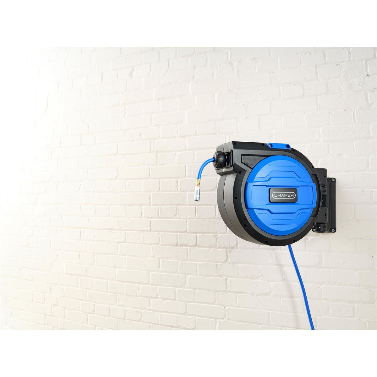 Draper Retractable Air Hose Reel 20m 10mm ID 29675  White Rose Tools