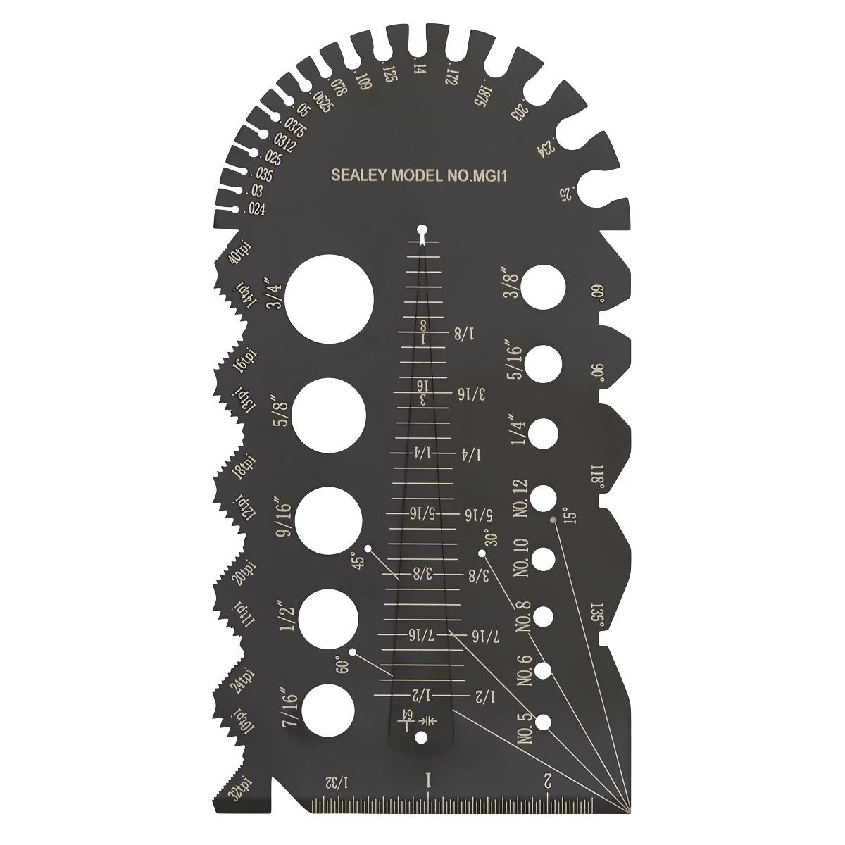 Sealey Multi-Gauge - Imperial 