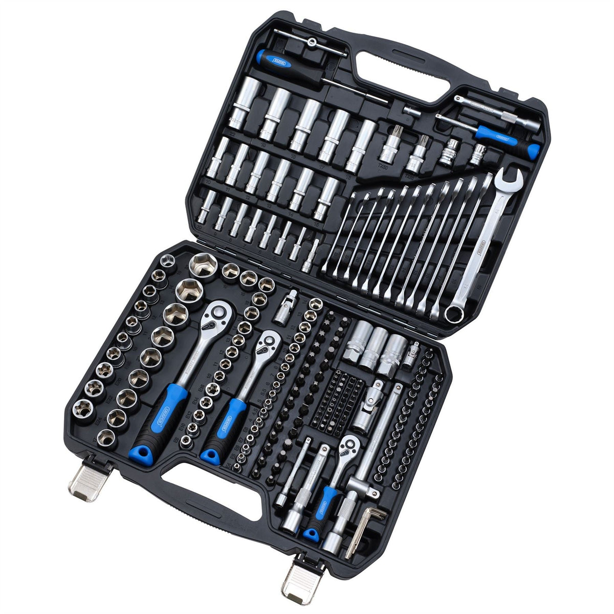 Draper HI-TORQ® Metric Socket and Bit Set 1/4" 3/8" and 1/2" Sq. Dr. (219 Piece) 24232  White Rose Tools