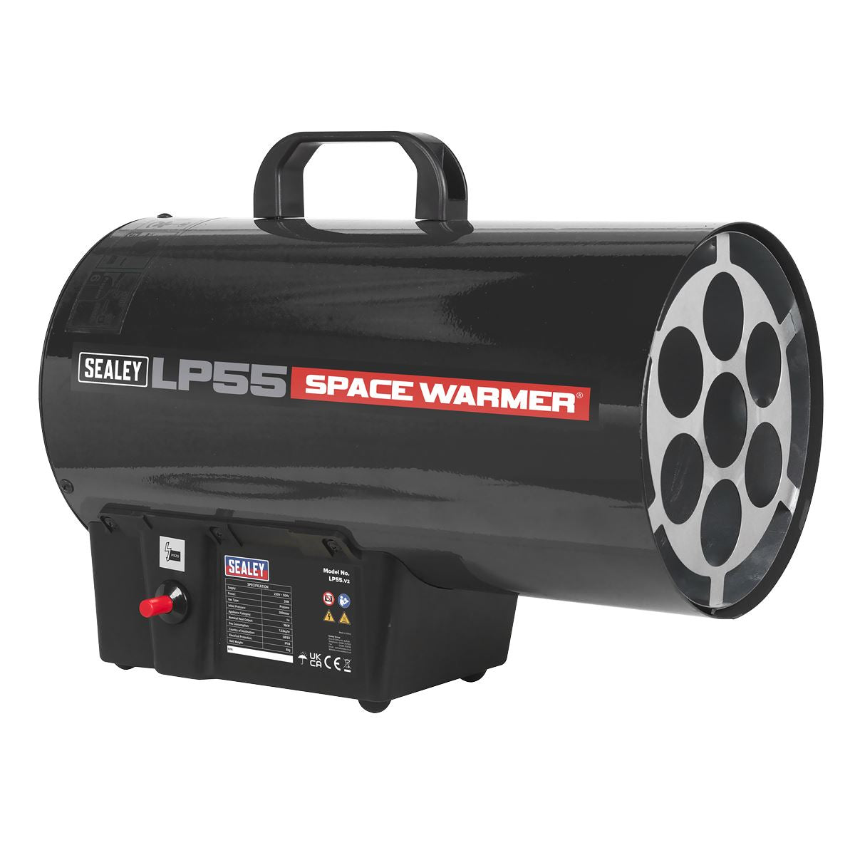 Sealey Space Warmer® Propane Heater 54,500Btu/hr(16kW)