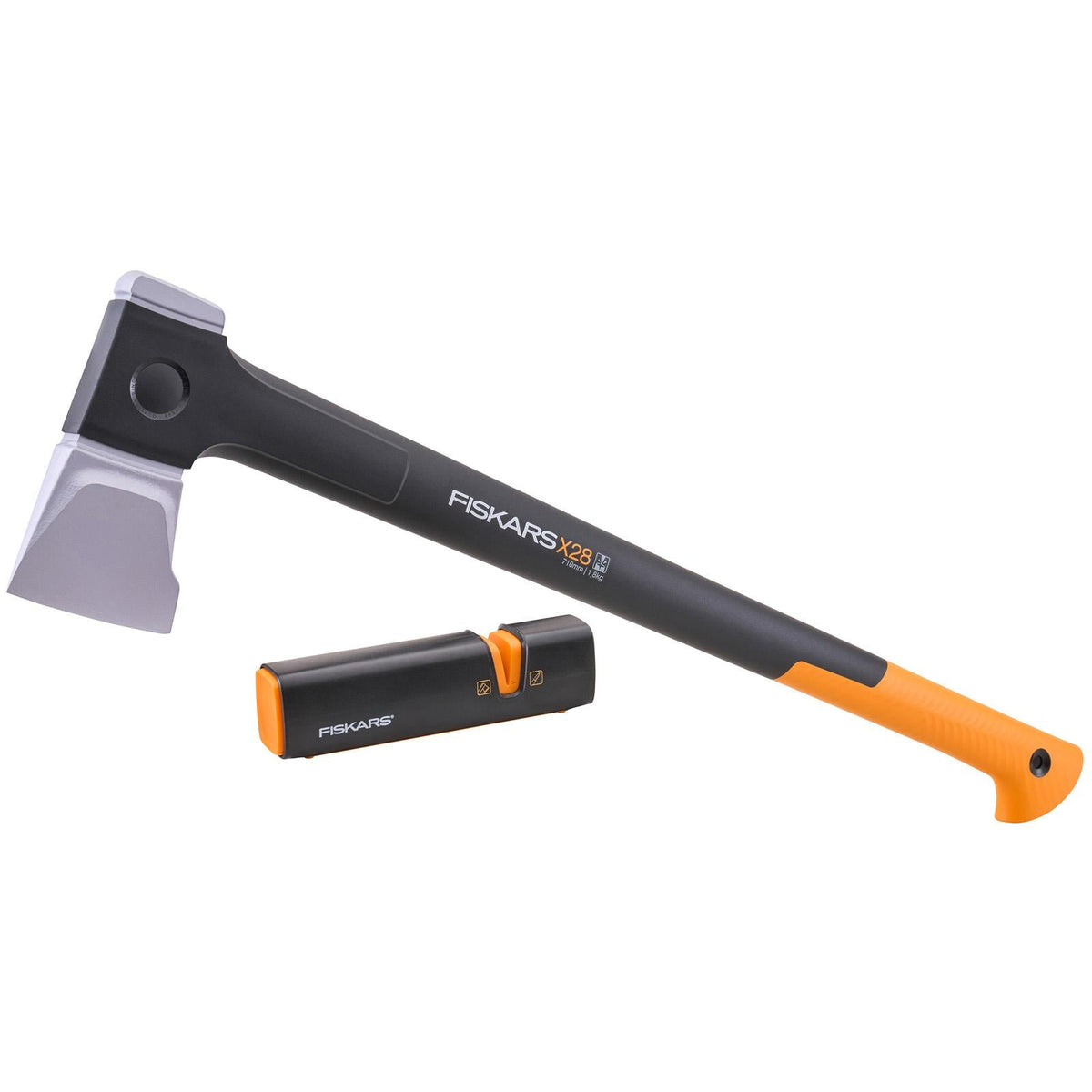 Fiskars Splitting Axe and Sharpener 1075433  White Rose Tools