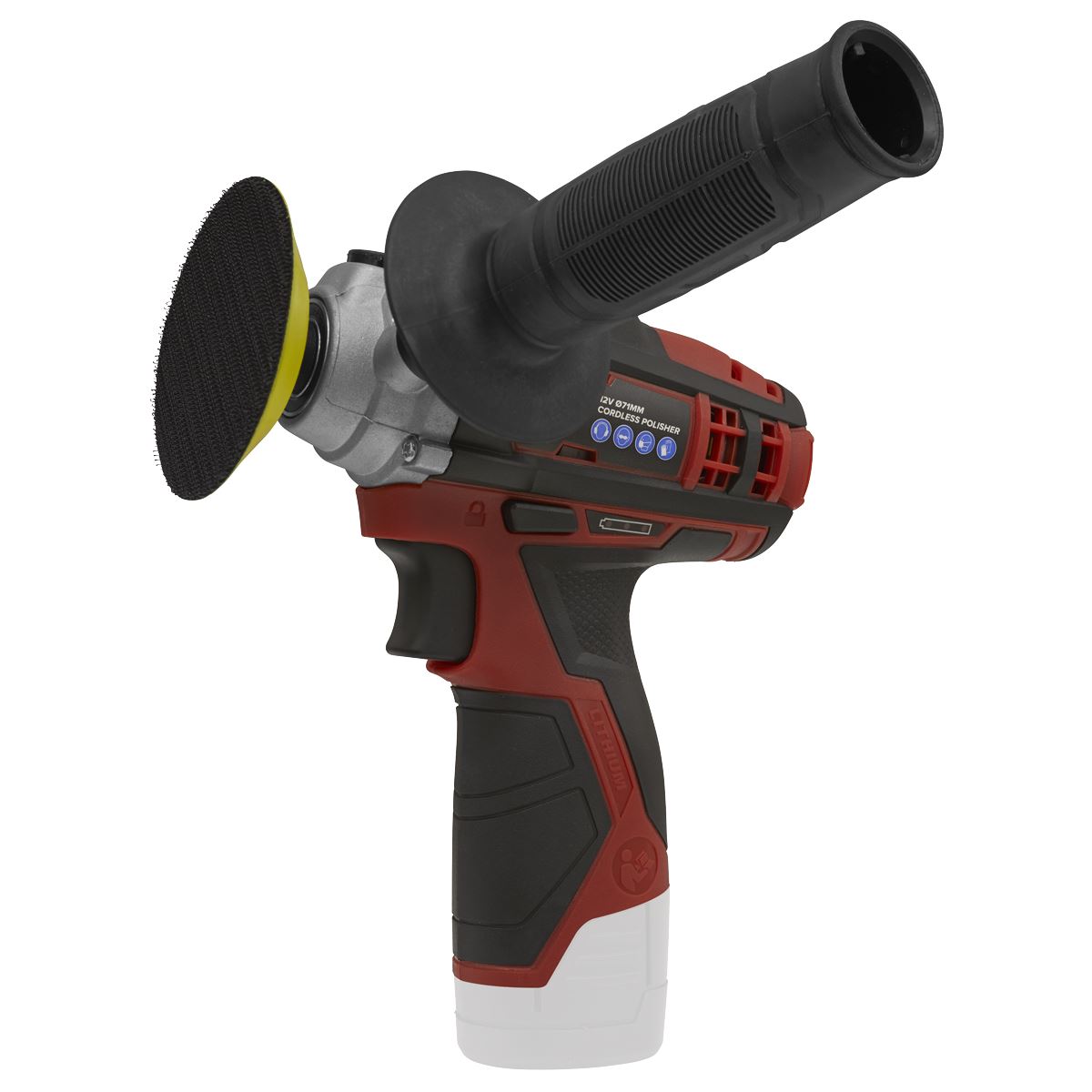 Sealey Cordless Polisher Kit Ø71mm 12V - 3 Batteries