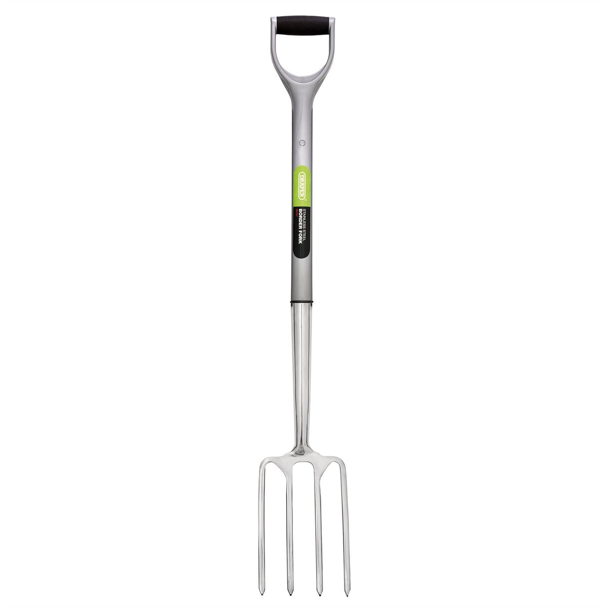 Draper Stainless Steel Soft Grip Border Fork 83757  White Rose Tools