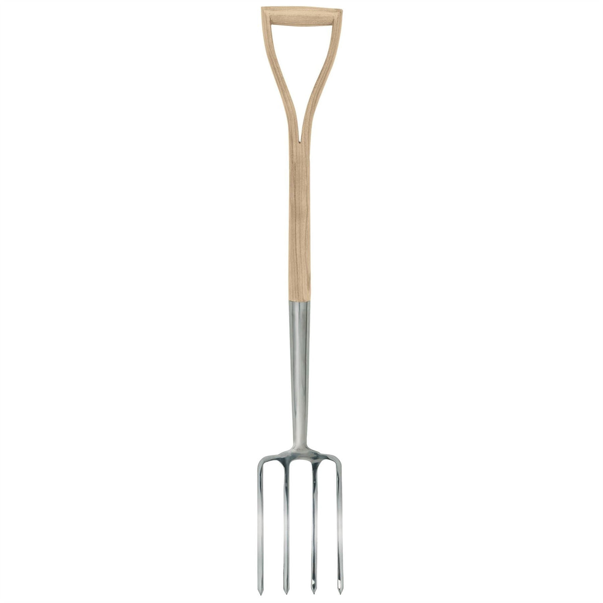 Draper Heritage Stainless Steel Border Fork with Ash Handle 99011  White Rose Tools