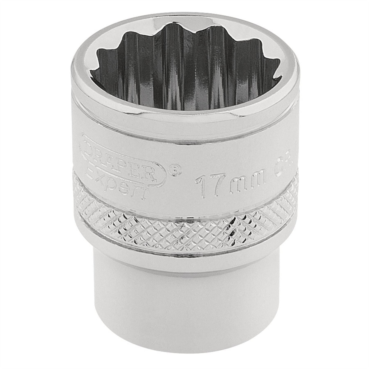 Draper Expert HI-TORQ® 12 Point Socket 3/8" Sq. Dr. 17mm 32781  White Rose Tools