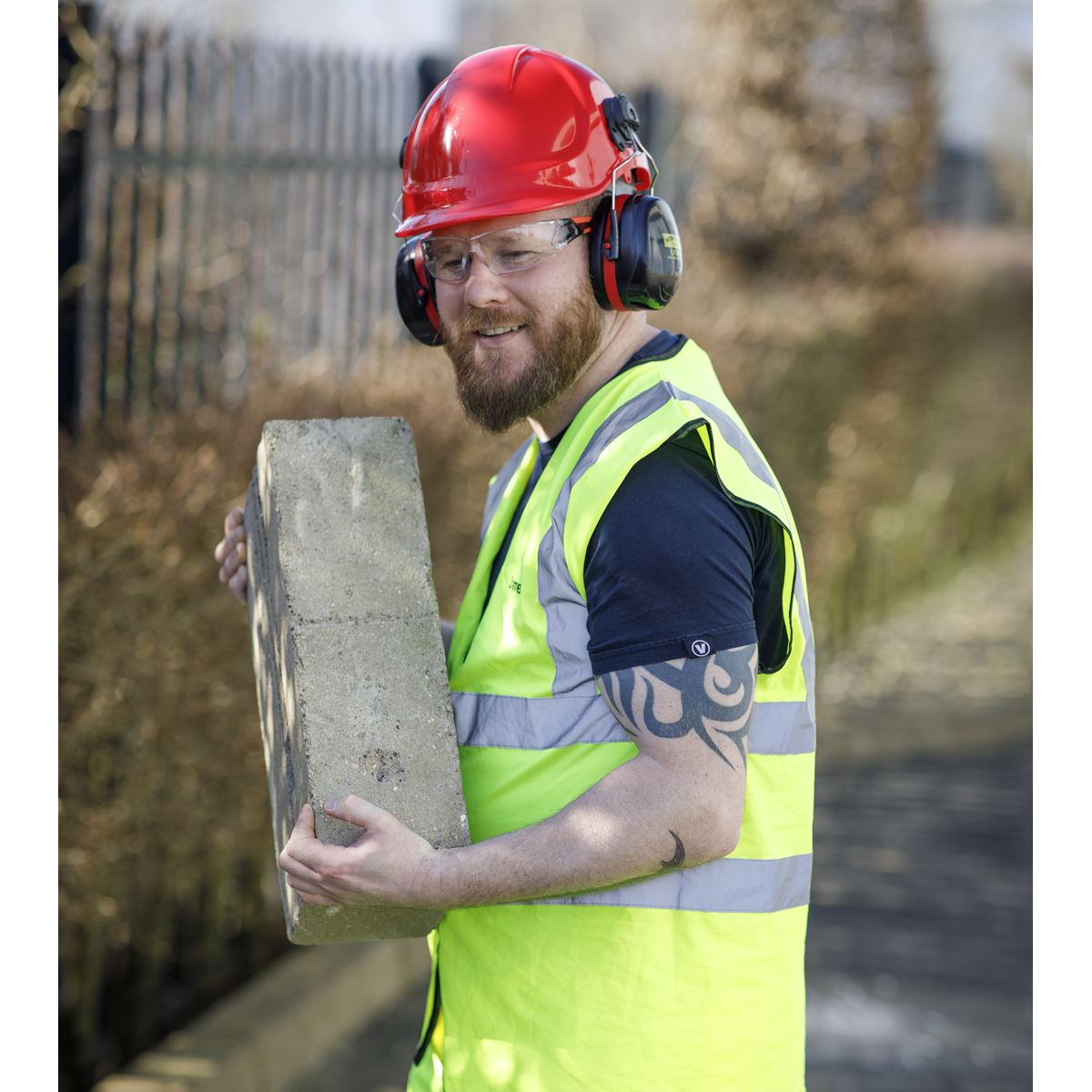 Worksafe by Sealey Deluxe Clip-On Ear Defenders