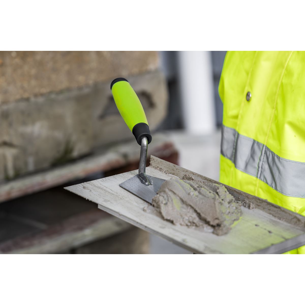Siegen by Sealey Siegen Carbon Steel Pointing Trowel with Soft Grip 150mm 