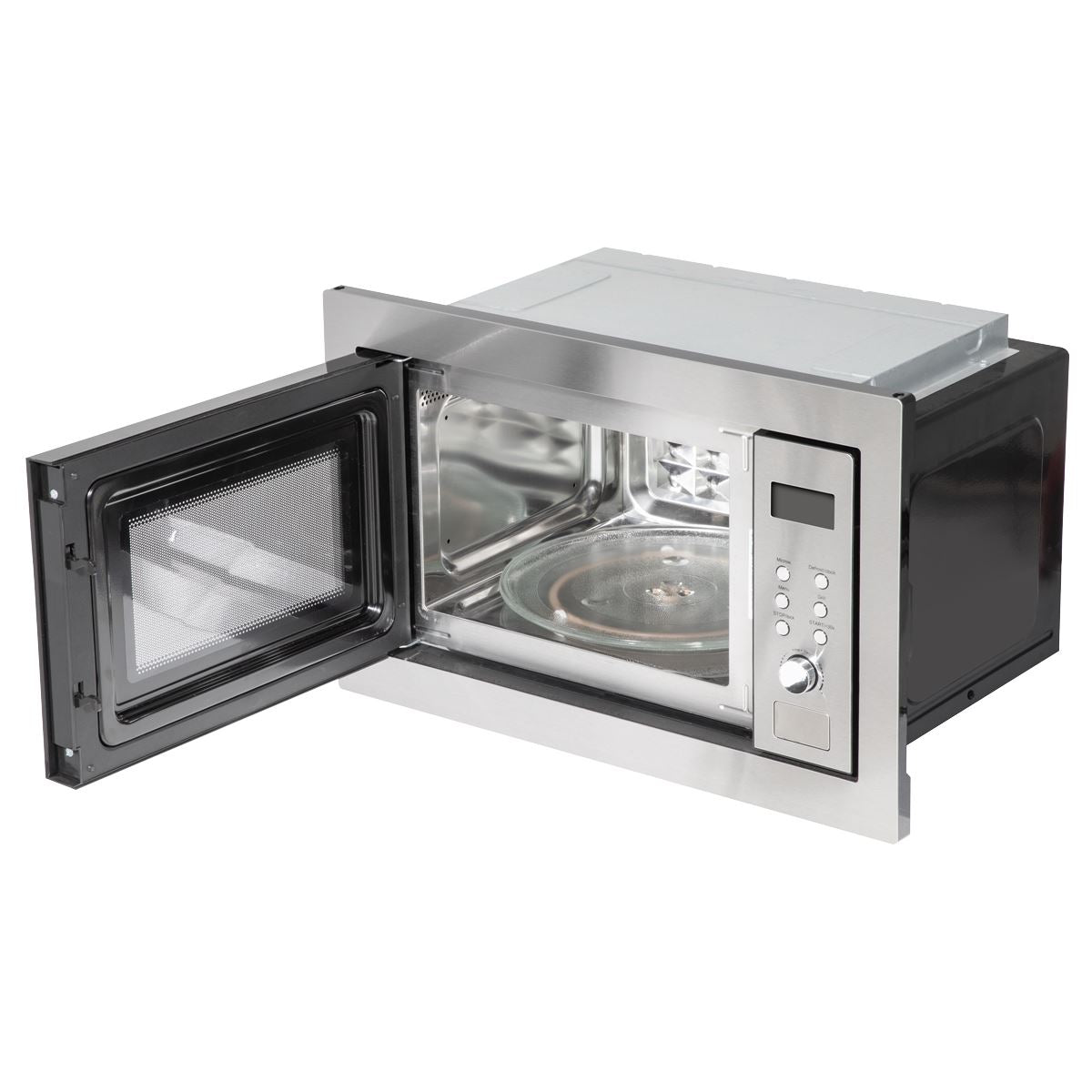 White store integrated microwave