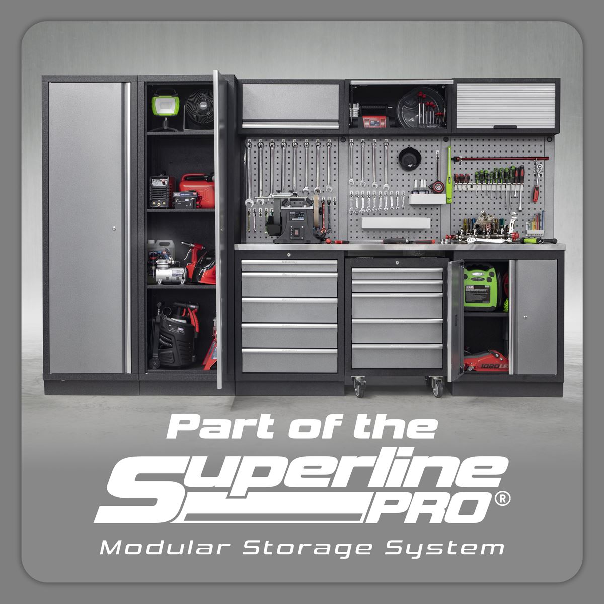 Sealey Superline Pro Modular Corner Floor Cabinet 865mm