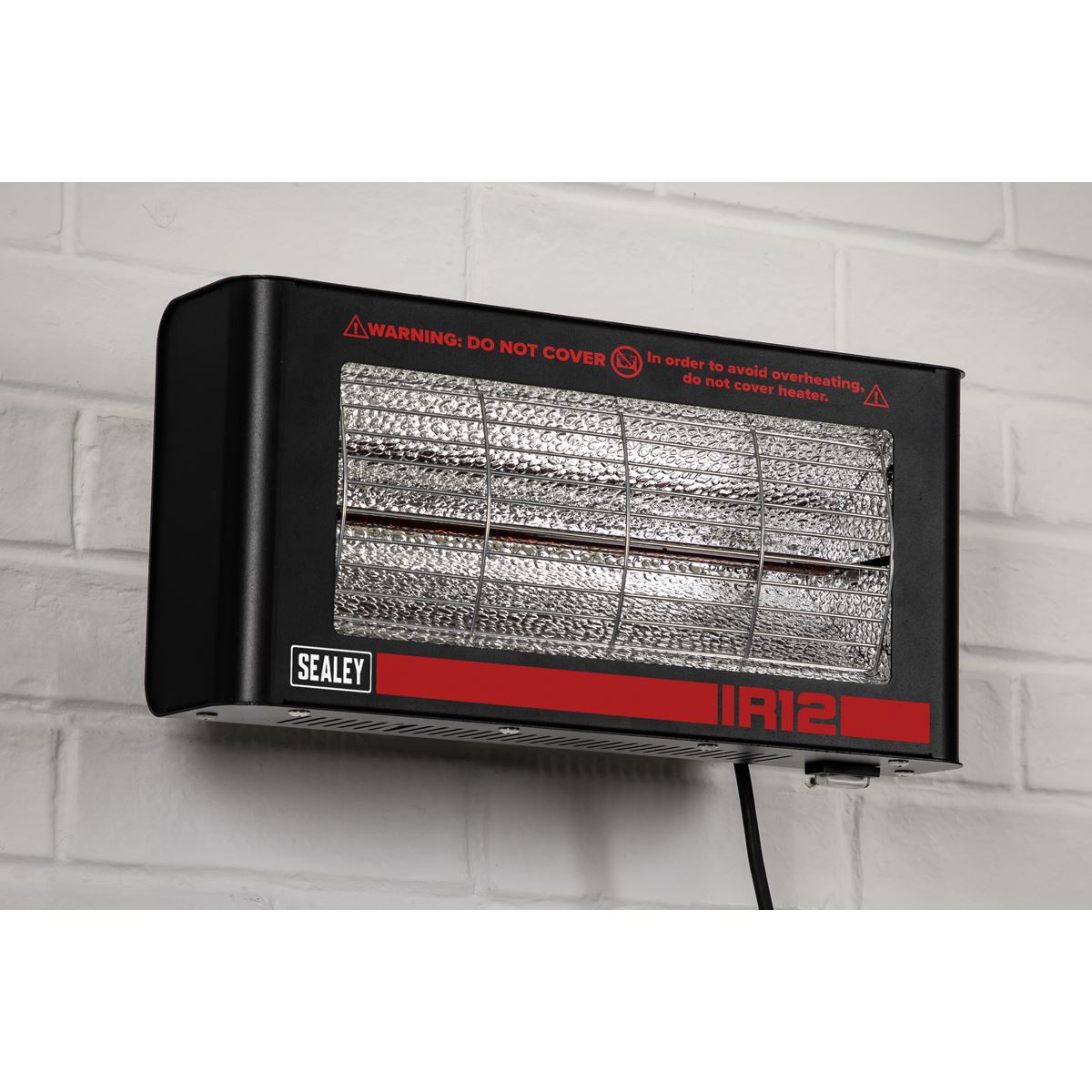 Sealey Infrared Quartz Heater - Wall Mounting 1.2W/230V 