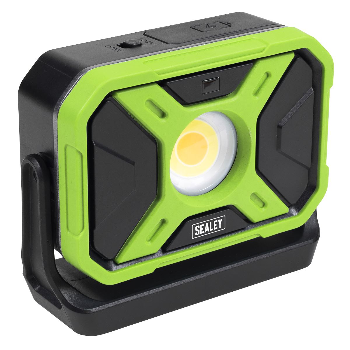 Sealey Rechargeable 360° Floodlight & Power Bank 24W COB LED  White Rose Tools
