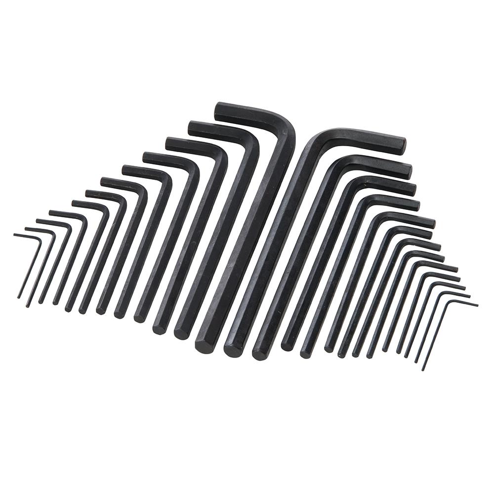 Silverline Hex Key Long Series Set 25pce Metric & AF HK25L