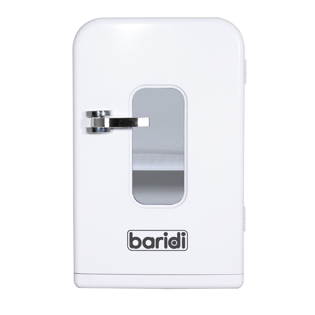 Baridi 15L Mini Fridge Cooler & Warmer, 12V/230V, Perfect for Car, Bedroom, Camping, Makeup, White - DH94