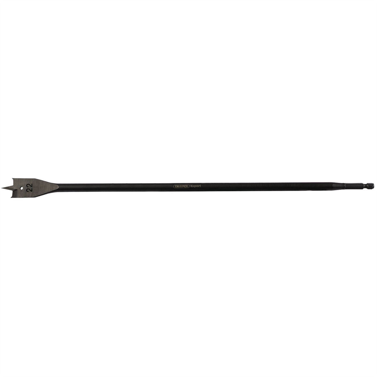 Draper Expert Extra Long Flat Wood Bit 22 x 405mm 67674  White Rose Tools