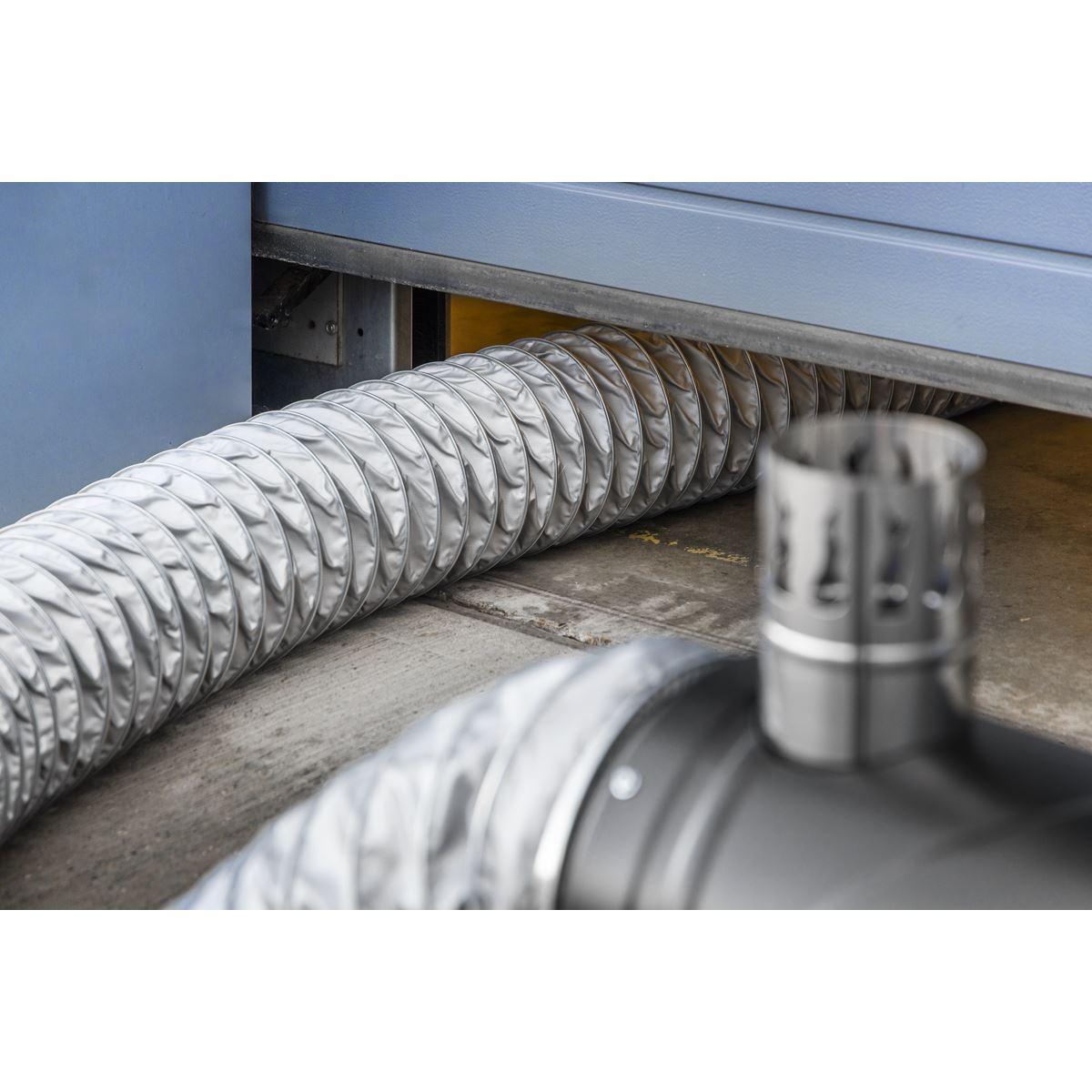 Sealey Space Warmer® Indirect Kerosene Diesel Heater 68,000Btu/hr with 5M Ducting  White Rose Tools