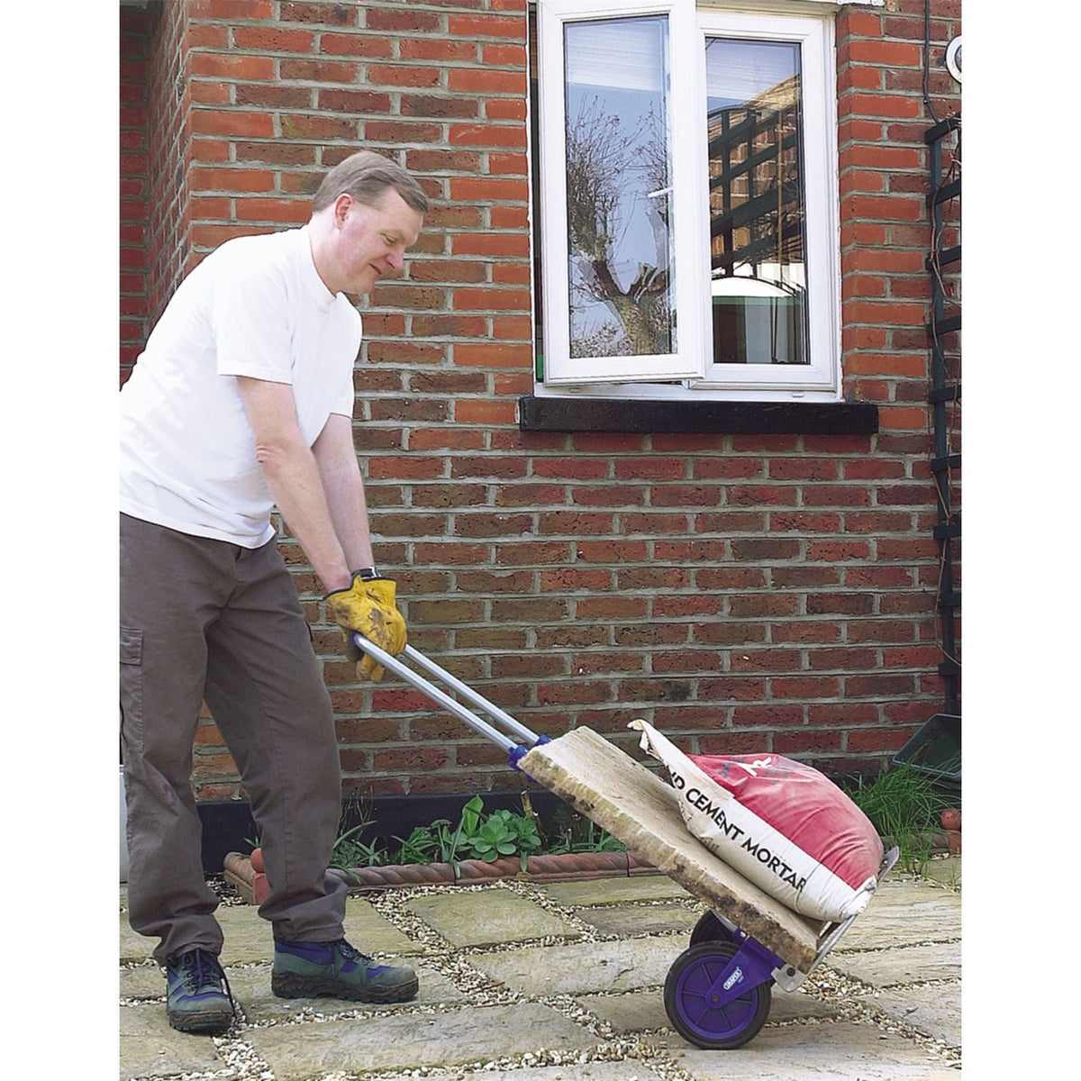 Draper Fold Flat Sack Truck 90kg 68854  White Rose Tools