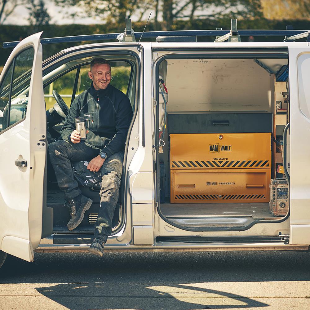 Van Vault Stacker Secure Tool Storage Box 39kg 910 x 485 313mm S10890