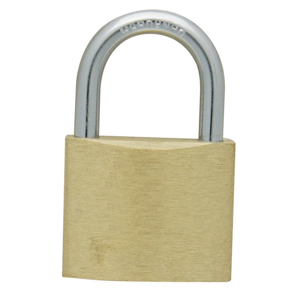 Silverline Brass Padlock Keyed Alike 4pk 40mm 675152