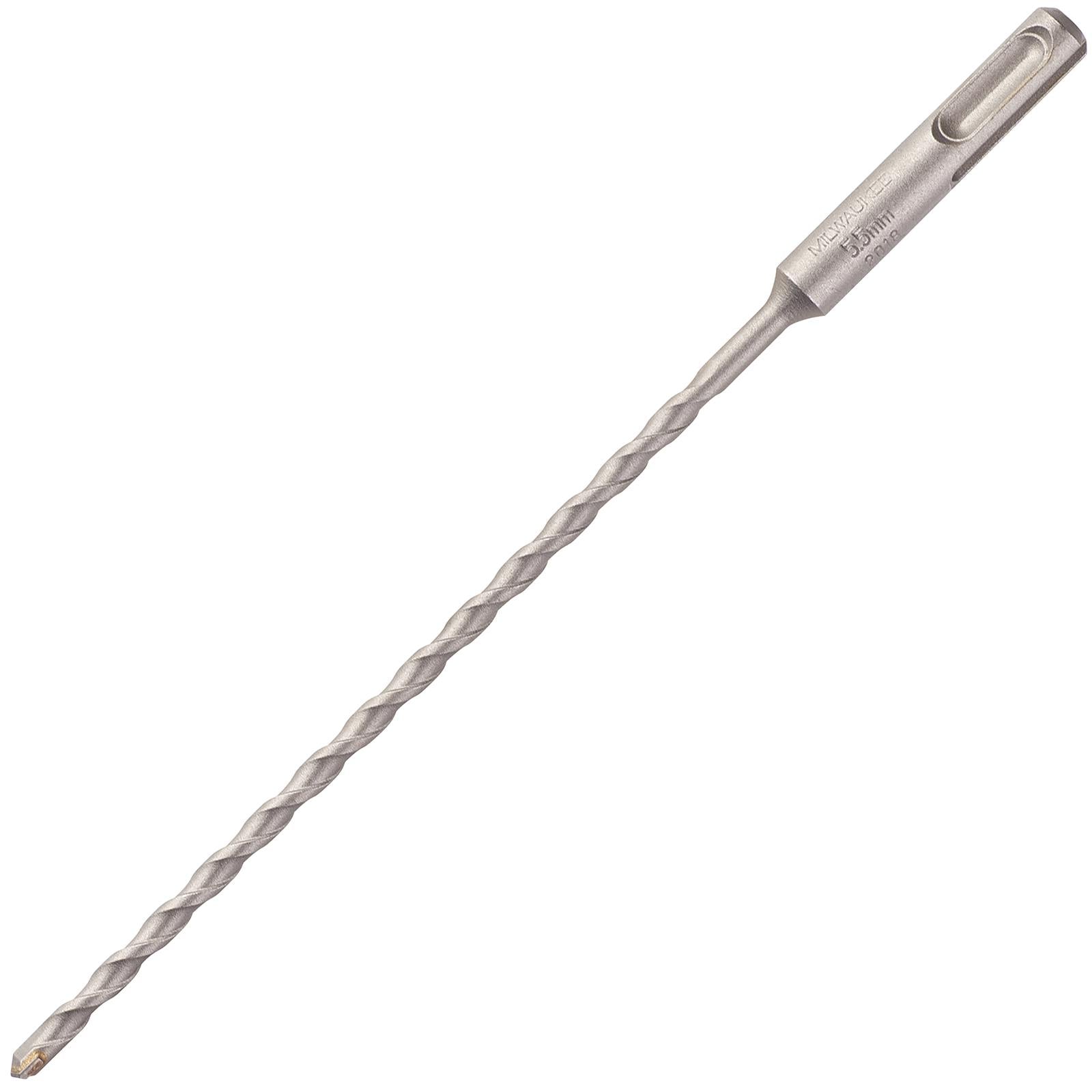 Milwaukee SDS Plus Contractor Hammer Drill Bits 2 Cut 