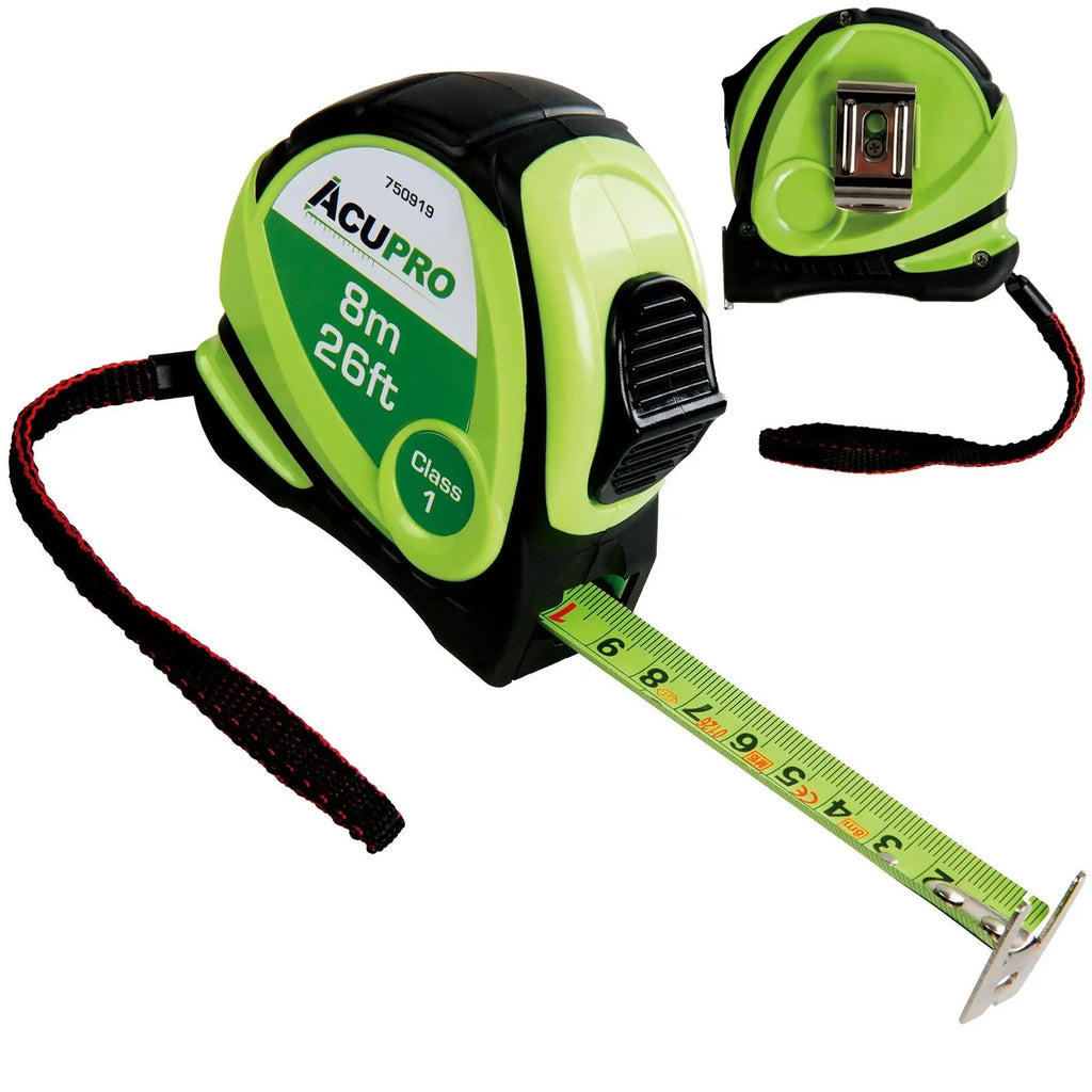 Acupro 3m 5m 8m Tape Measure Class 1 Accuracy Highest Available 