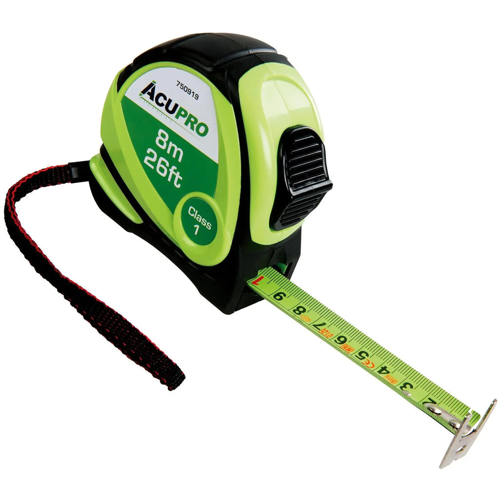 Acupro 3m 5m 8m Tape Measure Class 1 Accuracy Highest Available 