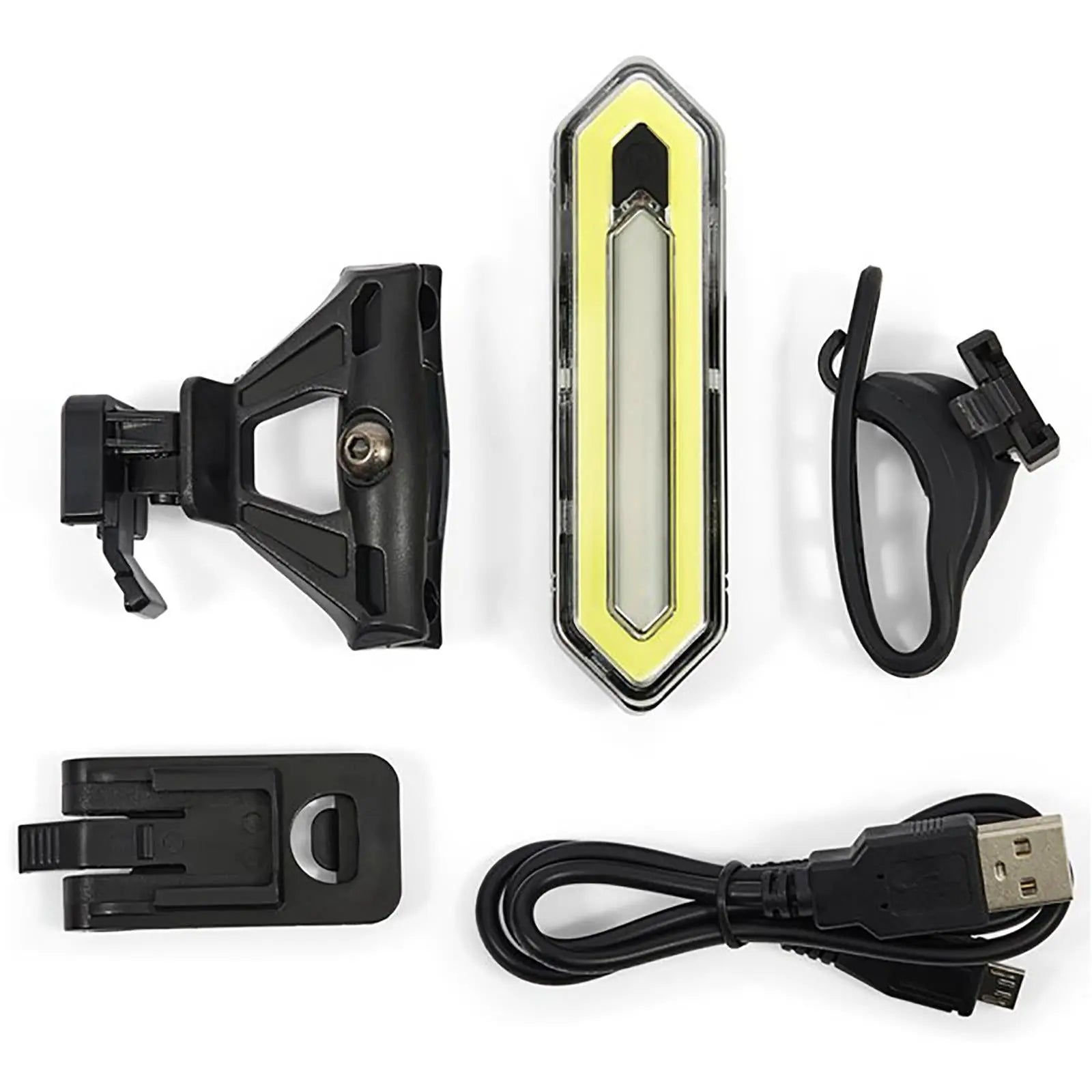 Amtech Bike Light Front White High Performance USB Rechargeable 8 Settings 240 Lumens 