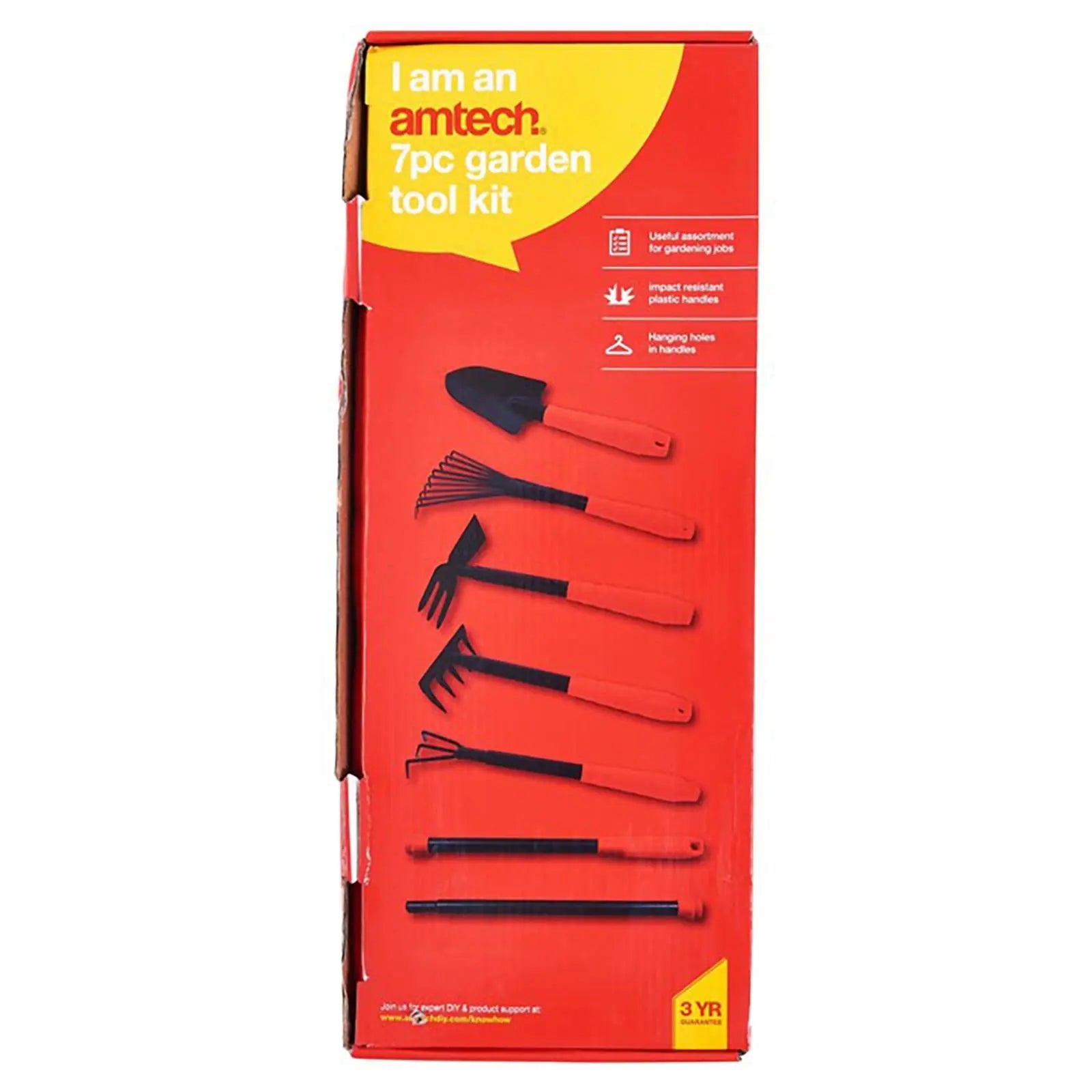Amtech Garden Tool Kit 7 Piece  White Rose Tools