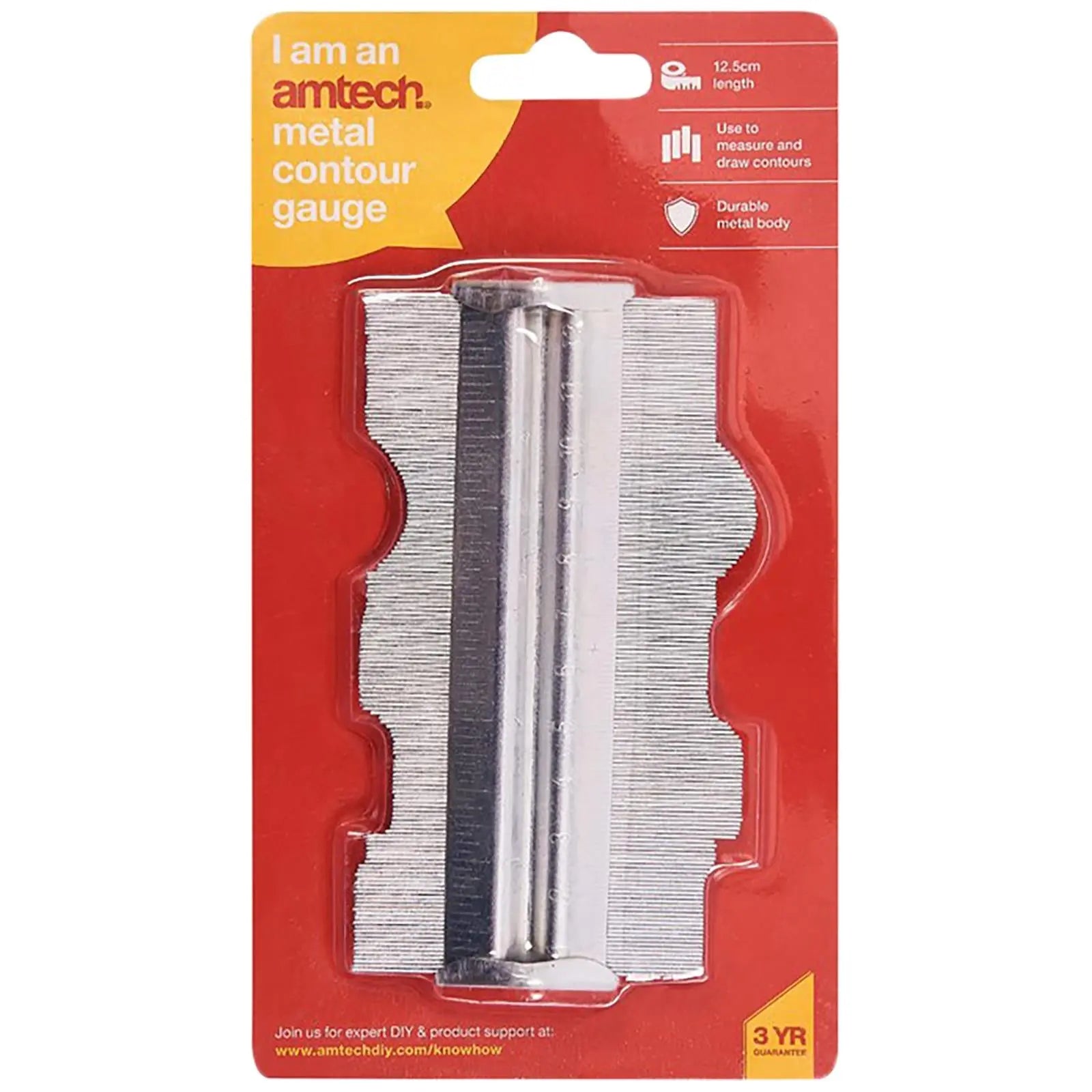 Amtech Metal Profile Contour Gauge 125mm 
