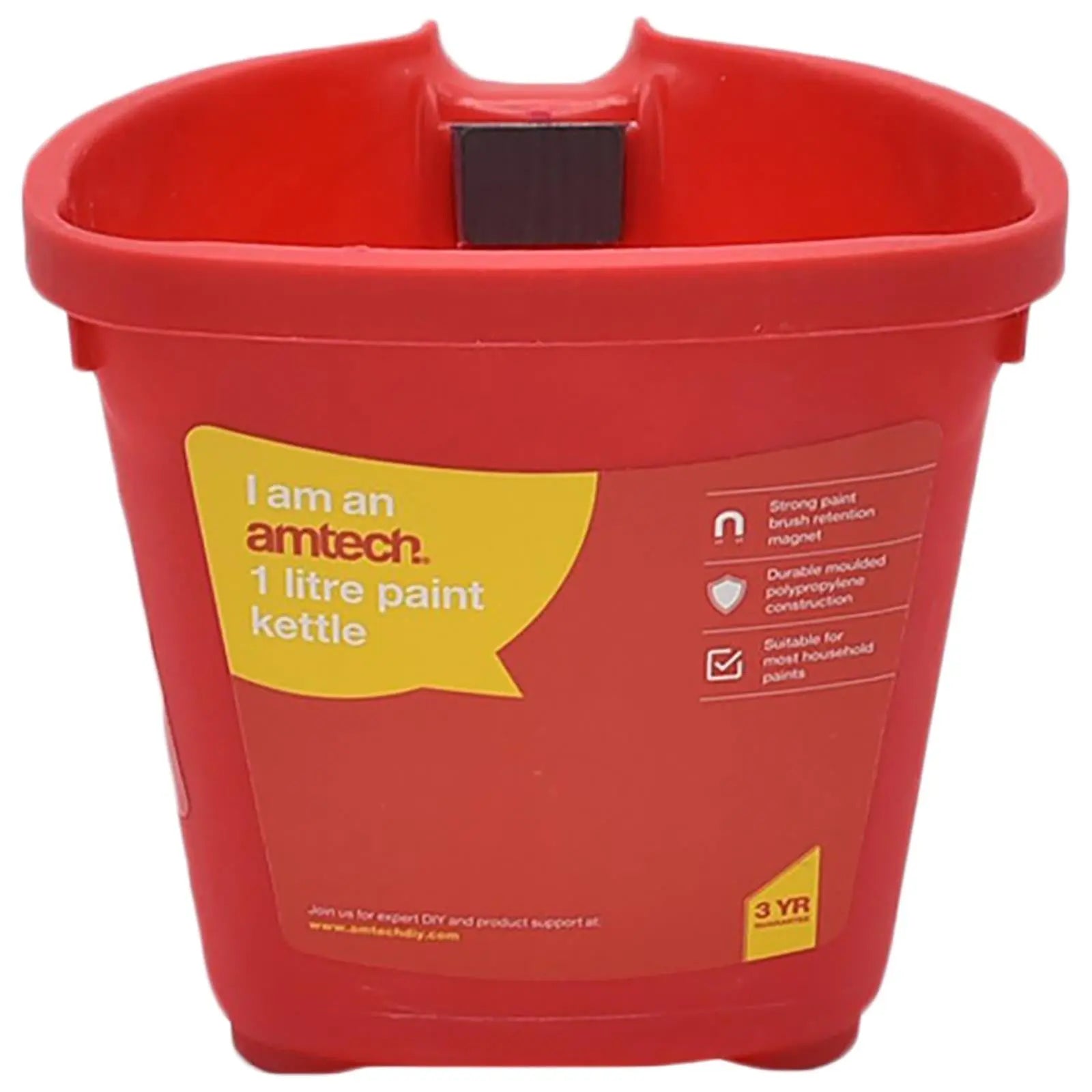 Amtech Paint Kettle Pot with Magnet 1 Litre 