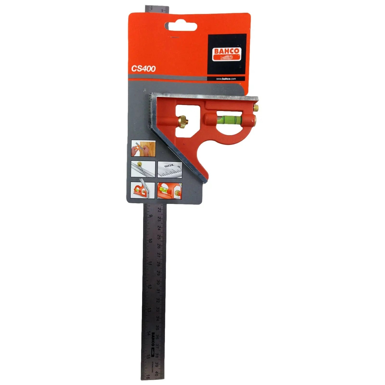 Bahco Combination Square 400mm 