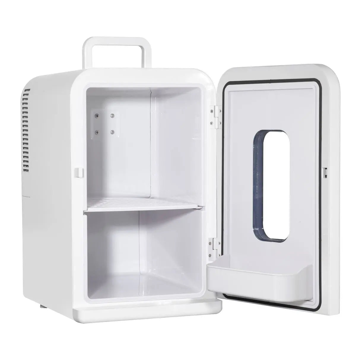 Baridi 15L Mini Fridge Cooler & Warmer, 12V/230V, Perfect for Car, Bedroom, Camping, Makeup, White - DH94  White Rose Tools