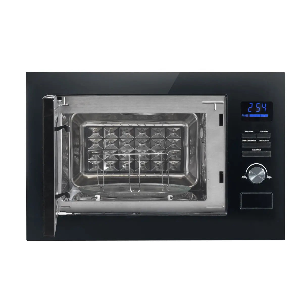 Baridi 25L Integrated Microwave Oven with Grill, 900W, Sensor Touch Controls, Black  White Rose Tools