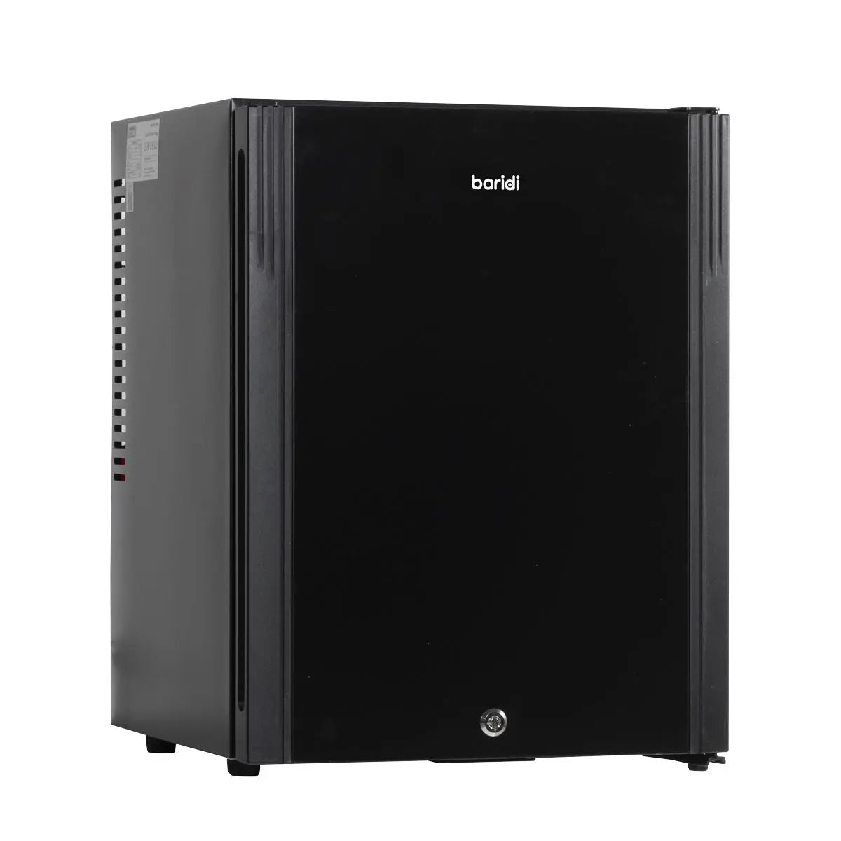 Baridi 35L Ultra Quiet Drinks & Wine Mini Cooler Fridge with LED Light, Black  White Rose Tools