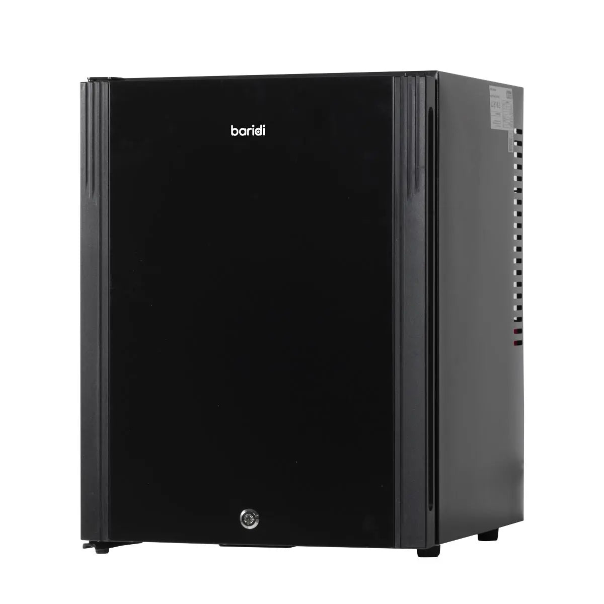 Baridi 35L Ultra Quiet Drinks & Wine Mini Cooler Fridge with LED Light, Black  White Rose Tools