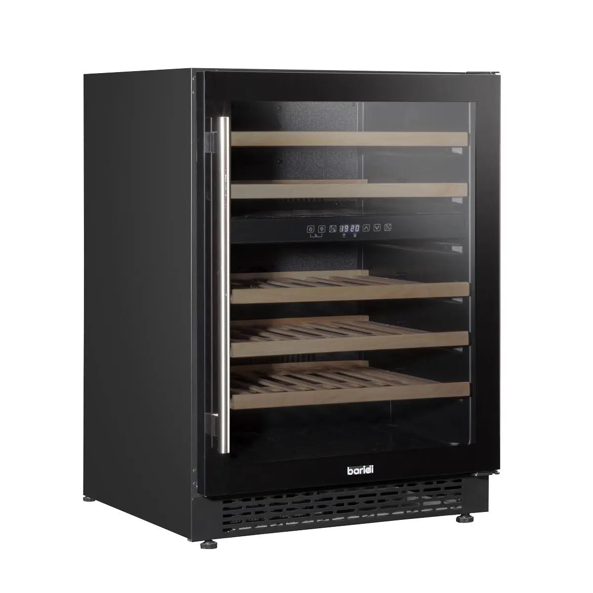 Baridi 46 Bottle Wine Cellar Fridge with Digital Touch Screen Controls, Black  White Rose Tools