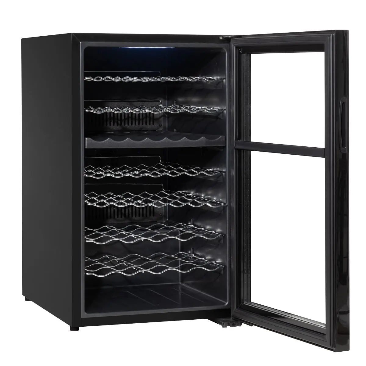 Baridi 52 Bottle Dual Zone Wine Cooler, Fridge, Touch Screen Controls, LED - Black  White Rose Tools