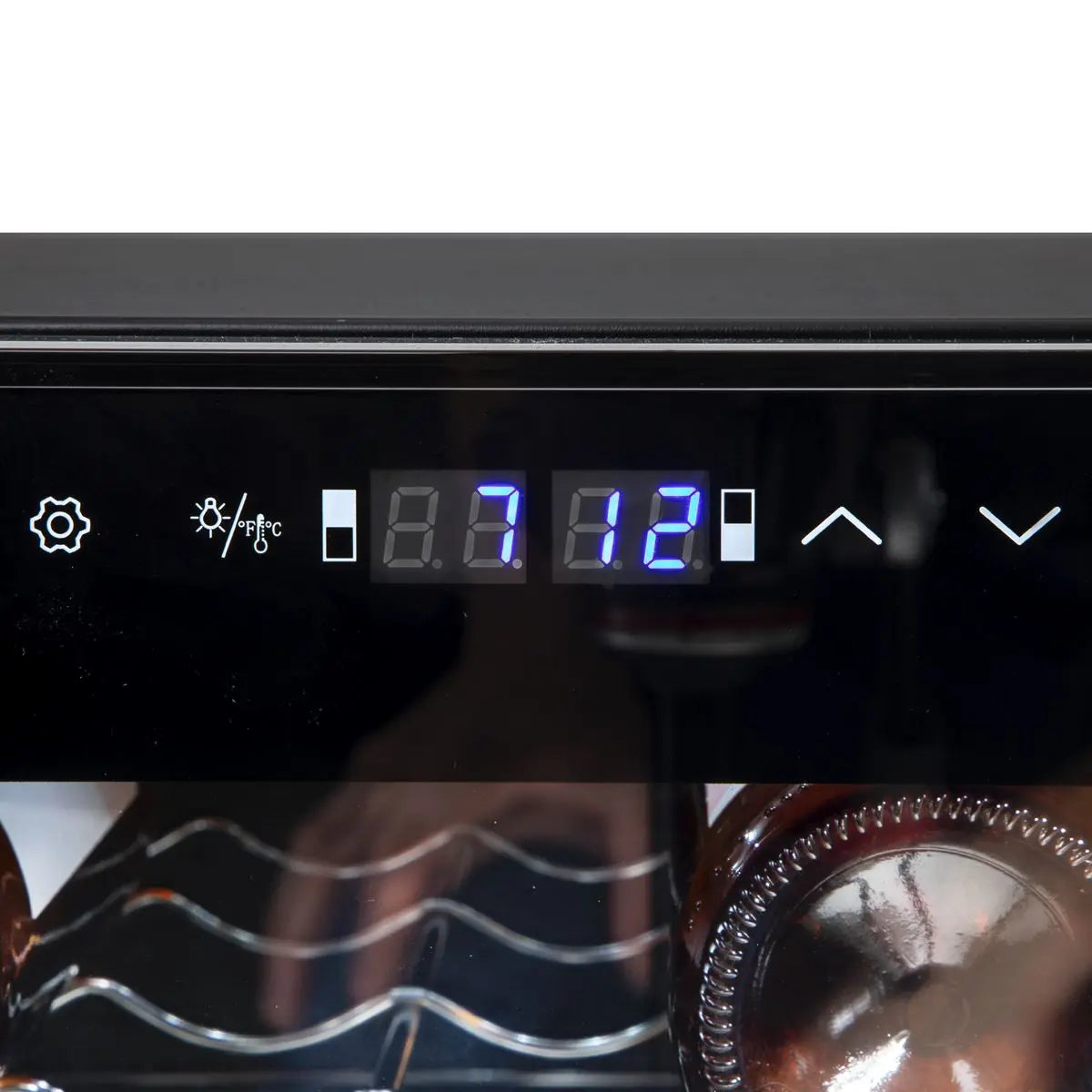 Baridi 52 Bottle Dual Zone Wine Cooler, Fridge, Touch Screen Controls, LED - Black  White Rose Tools